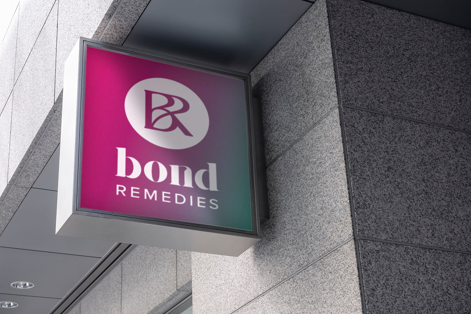 Bond Remedies Store Sign