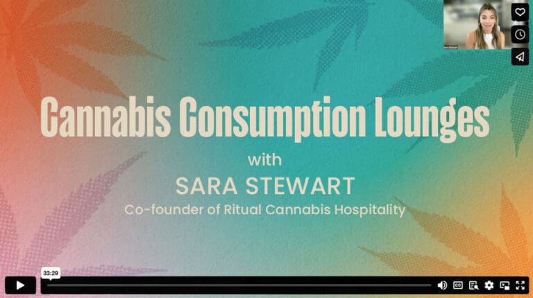 Cannabis Consumption Lounges with Sara Stewart, Co-founder of Ritual Cannabis Hospitality Video On Demand
