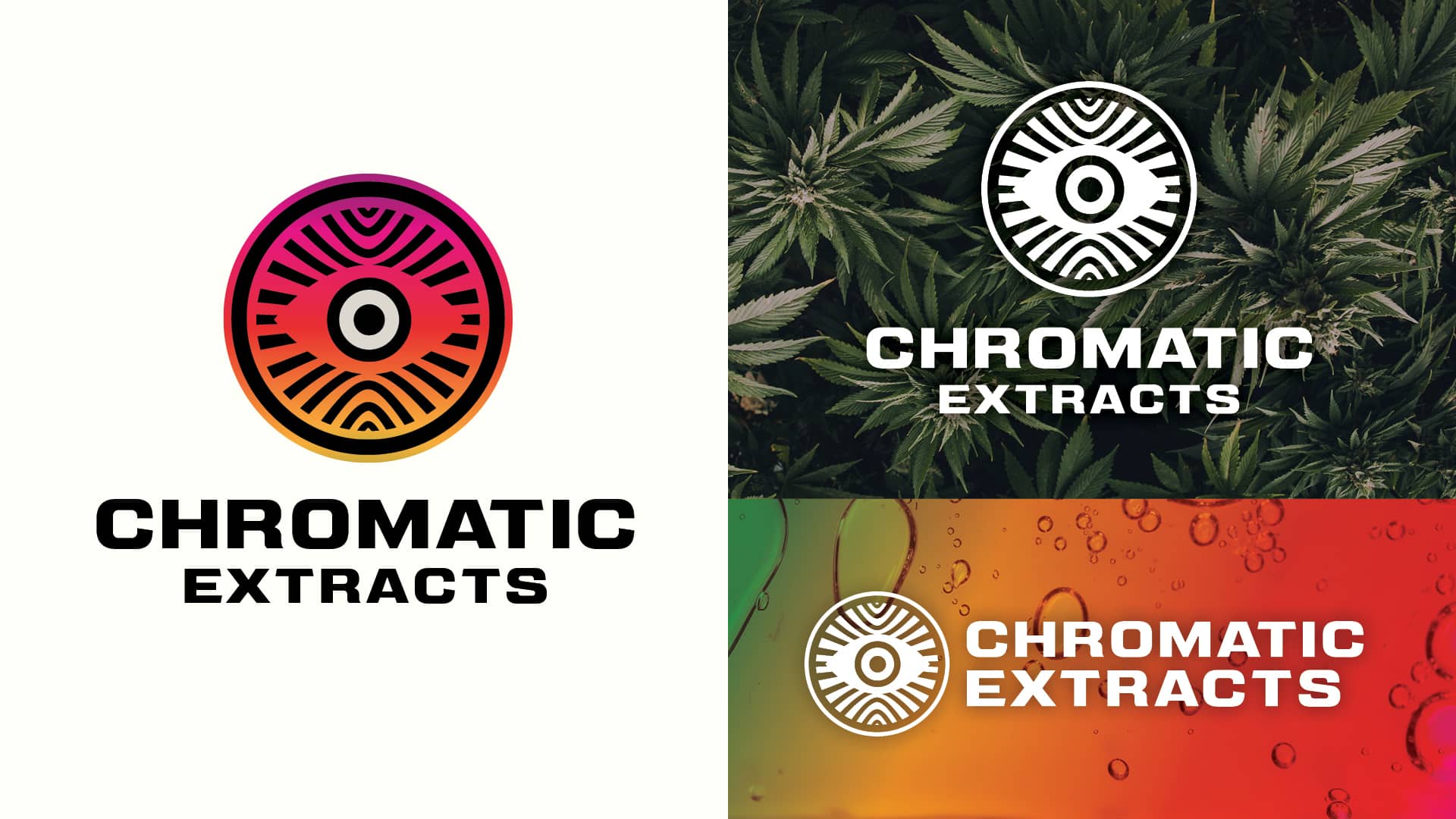Chromatic Extracts Logo examples
