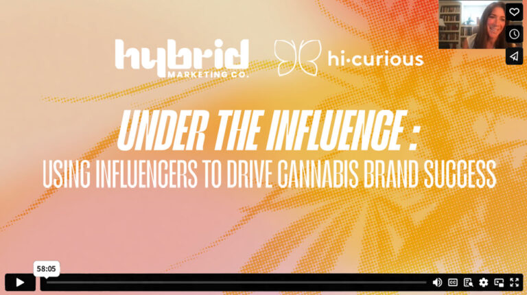 Webinar: Using Influencers to Drive Cannabis Brand Success