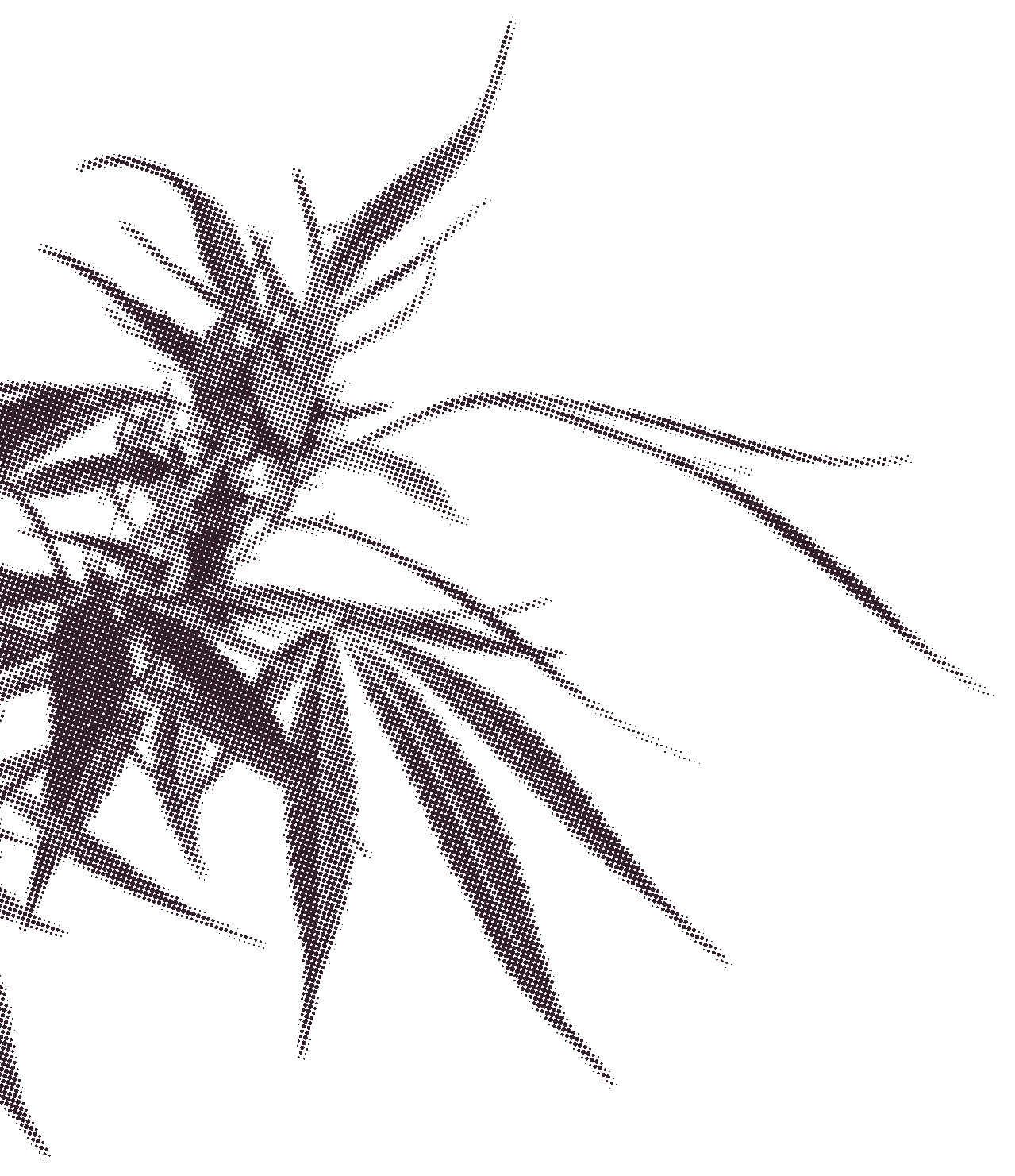 halftone cannabis leaf